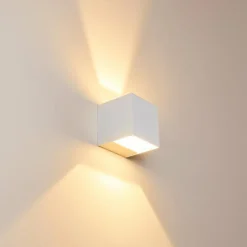 Applique murale d'extérieur Fauderup LED Blanc, 2 lumières