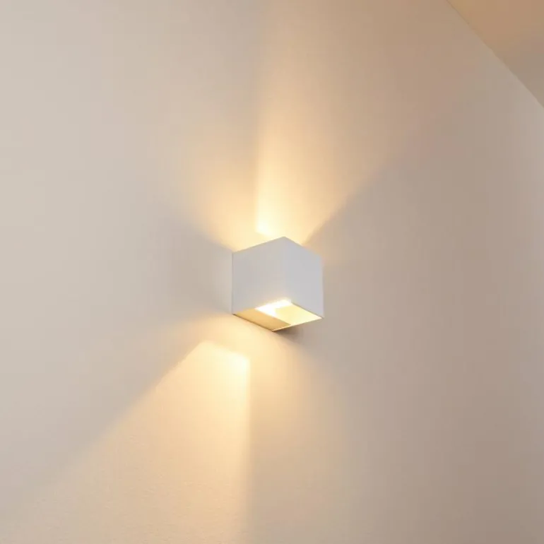 Applique murale d'extérieur Fauderup LED Blanc, 2 lumières