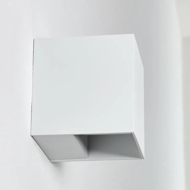 Applique murale d'extérieur Fauderup LED Blanc, 2 lumières