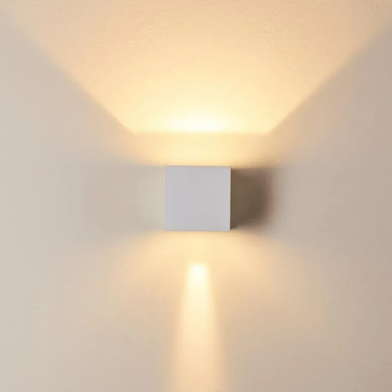 Applique murale d'extérieur Fauderup LED Blanc, 2 lumières