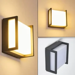 Applique murale d'extérieur Skove LED Anthracite, 1 lumière