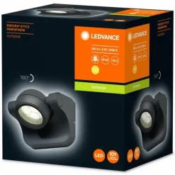 Applique murale d'extérieur LEDVANCE ENDURA Noir, 1 lumière