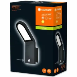 Applique murale d'extérieur LEDVANCE ENDURA Noir, 1 lumière, Détecteur de mouvement