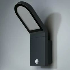 Applique murale d'extérieur LEDVANCE ENDURA Noir, 1 lumière, Détecteur de mouvement
