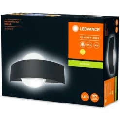 Applique murale d'extérieur LEDVANCE ENDURA Noir, 1 lumière