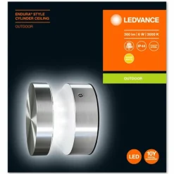 Applique murale d'extérieur LEDVANCE ENDURA Acier inoxydable, 1 lumière