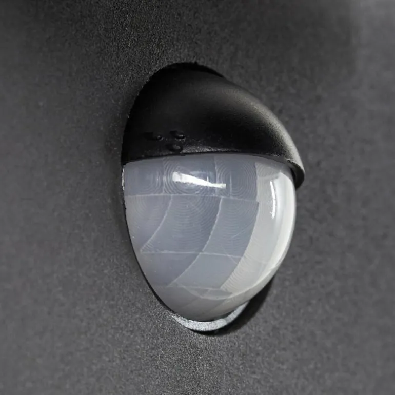 Applique murale d'extérieur Faroer LED Anthracite, 1 lumière, Détecteur de mouvement