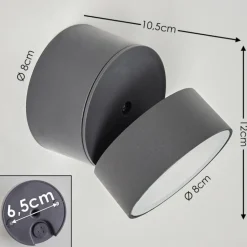 Applique murale d'extérieur Schelde LED Anthracite, 1 lumière