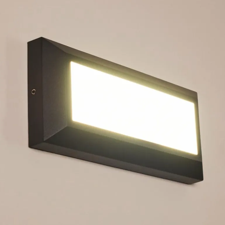 Applique murale d'extérieur Alkmaar LED Anthracite, 1 lumière