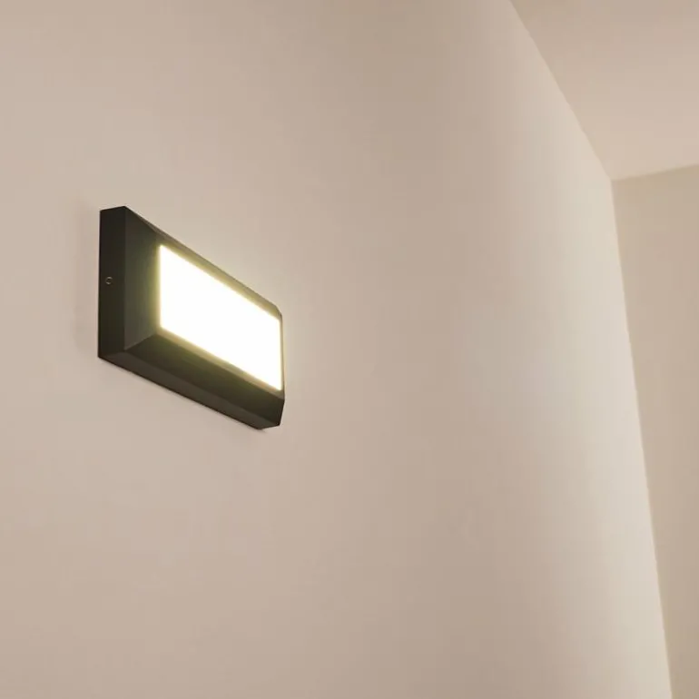 Applique murale d'extérieur Alkmaar LED Anthracite, 1 lumière