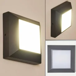 Applique murale d'extérieur Alkmaar LED Anthracite, 1 lumière
