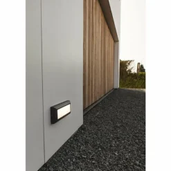 Applique murale d'extérieur Lutec HELENA Anthracite, 1 lumière