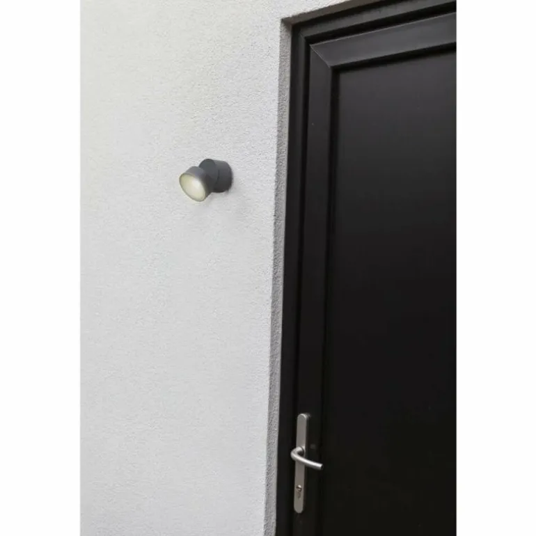Applique murale d'extérieur Lutec TRUMPET LED Anthracite, 1 lumière