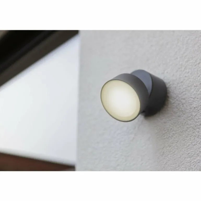 Applique murale d'extérieur Lutec TRUMPET LED Anthracite, 1 lumière