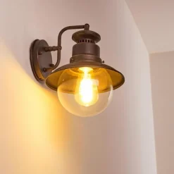 Applique murale d'extérieur Olsfors Rouille, Noir, 1 lumière