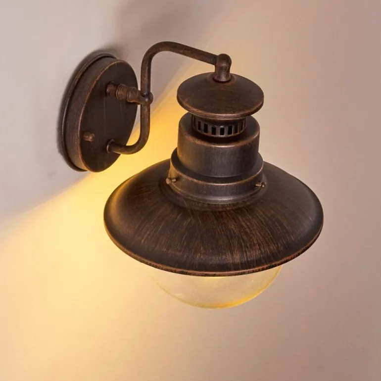 Applique murale d'extérieur Olsfors Rouille, Noir, 1 lumière