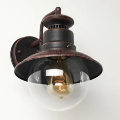 Applique murale d'extérieur Olsfors Rouille, Noir, 1 lumière