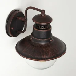 Applique murale d'extérieur Olsfors Rouille, Noir, 1 lumière