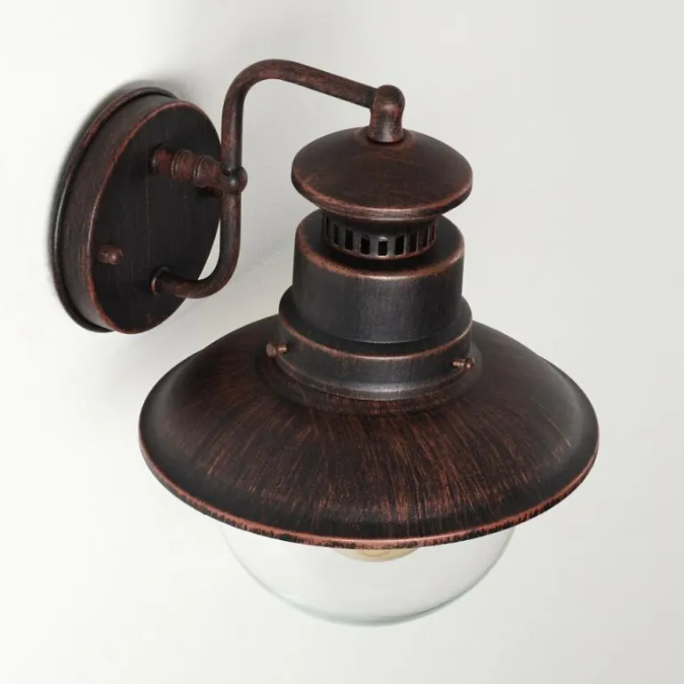 Applique murale d'extérieur Olsfors Rouille, Noir, 1 lumière