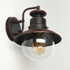 Applique murale d'extérieur Olsfors Rouille, Noir, 1 lumière