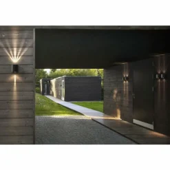 Applique murale d'extérieur Nordlux CANTO LED Noir, 2 lumières
