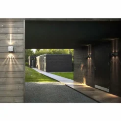 Applique murale d'extérieur Nordlux CANTO LED Argenté, 2 lumières