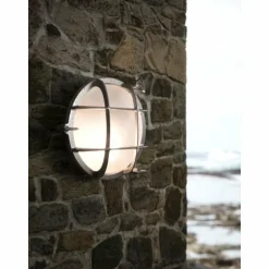 Applique murale d'extérieur Nordlux POLPERRO Nickel mat, 1 lumière