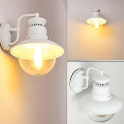 Applique murale d'extérieur Olsfors Blanc, 1 lumière