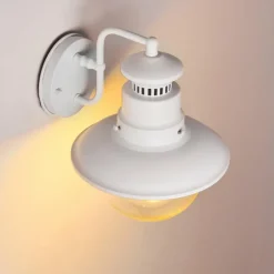 Applique murale d'extérieur Olsfors Blanc, 1 lumière