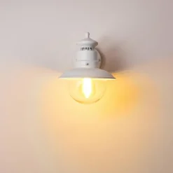 Applique murale d'extérieur Olsfors Blanc, 1 lumière