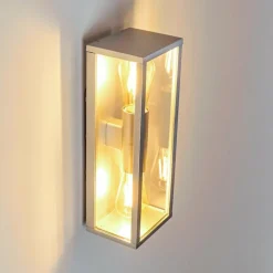 Applique murale d'extérieur Kiwalik Argenté, 2 lumières