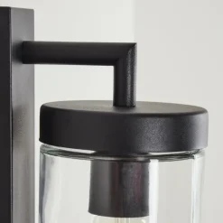 Applique murale d'extérieur Alegcirasn Noir, 1 lumière