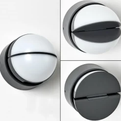 Applique murale d'extérieur Alghero LED Anthracite, 2 lumières