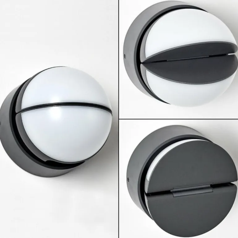 Applique murale d'extérieur Alghero LED Anthracite, 2 lumières