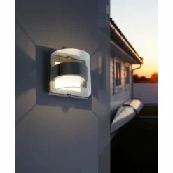 Applique murale d'extérieur Lutec DELTA LED Anthracite, 1 lumière