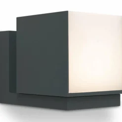 Applique murale d'extérieur Lutec Cuba LED Anthracite, 1 lumière