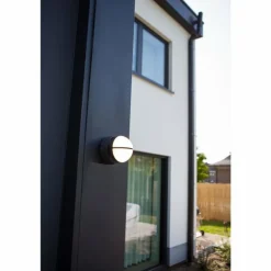 Applique murale d'extérieur Lutec Eklips LED Anthracite, 2 lumières