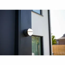 Applique murale d'extérieur Lutec Eklips LED Anthracite, 2 lumières