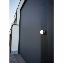 Applique murale d'extérieur Lutec Eklips LED Anthracite, 2 lumières