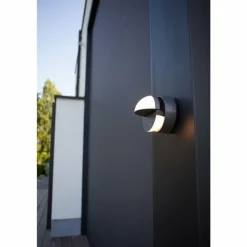 Applique murale d'extérieur Lutec Eklips LED Anthracite, 2 lumières