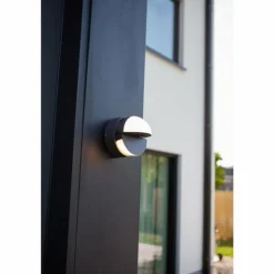Applique murale d'extérieur Lutec Eklips LED Anthracite, 2 lumières