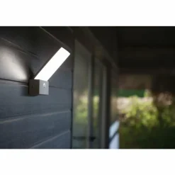 Applique murale d'extérieur Lutec Pano LED Anthracite, 1 lumière