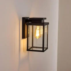 Applique murale d'extérieur Tieva Noir, 1 lumière