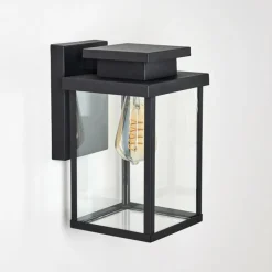 Applique murale d'extérieur Tieva Noir, 1 lumière