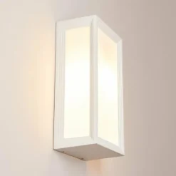 Applique murale d'extérieur Montreux LED Aluminium, Blanc, 1 lumière