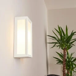 Applique murale d'extérieur Montreux LED Aluminium, Blanc, 1 lumière