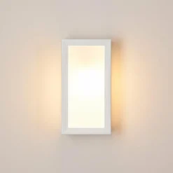 Applique murale d'extérieur Montreux LED Aluminium, Blanc, 1 lumière