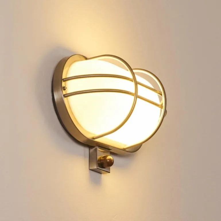 Applique murale d'extérieur Belmopan Acier inoxydable, 1 lumière, Détecteur de mouvement