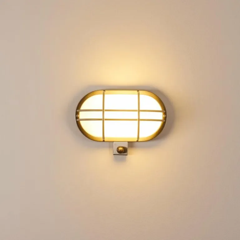 Applique murale d'extérieur Belmopan Acier inoxydable, 1 lumière, Détecteur de mouvement