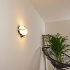 Applique murale d'extérieur Belmopan Acier inoxydable, 1 lumière, Détecteur de mouvement